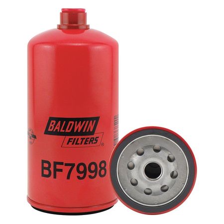 Baldwin Filters Fuel Filter, 6-1/2 x 3-1/32 x 6-1/2 In BF7998