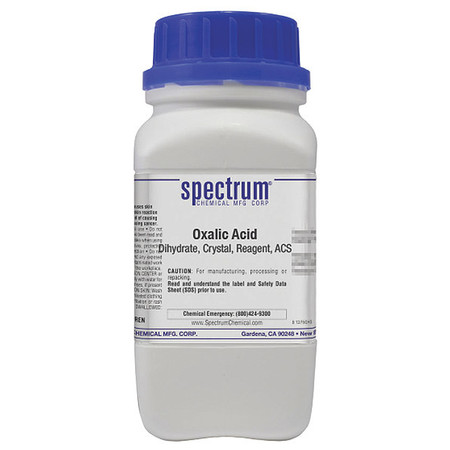 SPECTRUM Oxalic Acid, Dihydrate, Crstl, Rgnt, ACS, 500 O1025-500GM