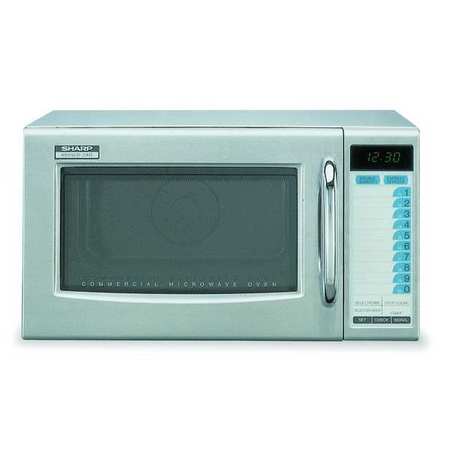 Sharp Stainless Steel Commercial Professional Microwave Oven 0.95 cu ft R21LTF