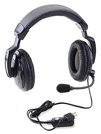 Ritron Headset, Over the Head, Over Ear, Black RHD-4X