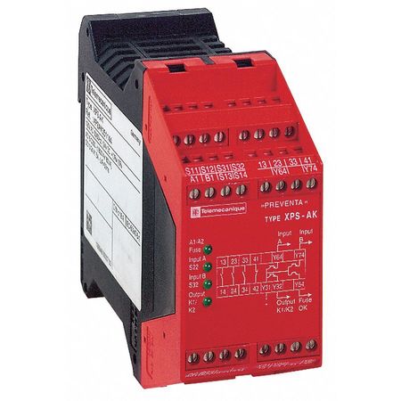 Schneider Electric Safety Monitoring Relay, 7NO/2NC Aux./4SS XPSAR311144P