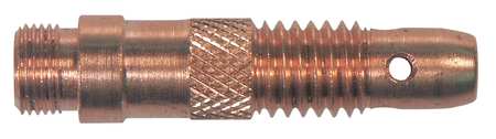 MILLER ELECTRIC Collet Body, Copper, 1/8 In, PK5 10N28