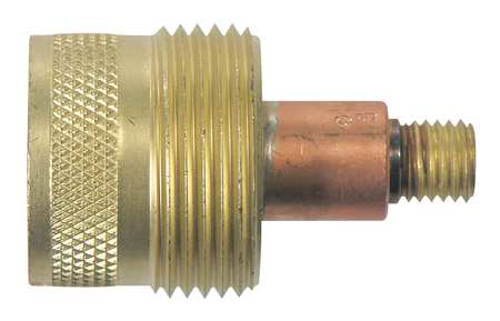 MILLER ELECTRIC Gas Lens, Copper/Brass, 1/16 In, PK2 45V116S