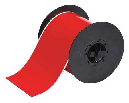 Brady Tape, Red, Labels/Roll: Continuous B30C-4000-595-RD