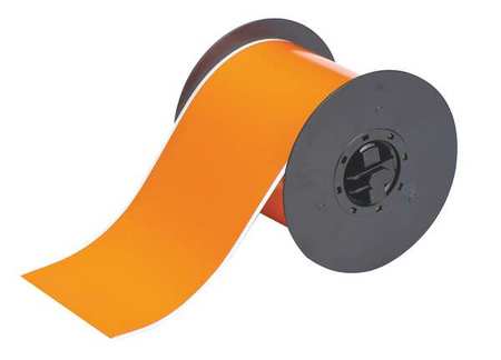 Brady Tape, Orange, Labels/Roll: Continuous B30C-4000-595-OR