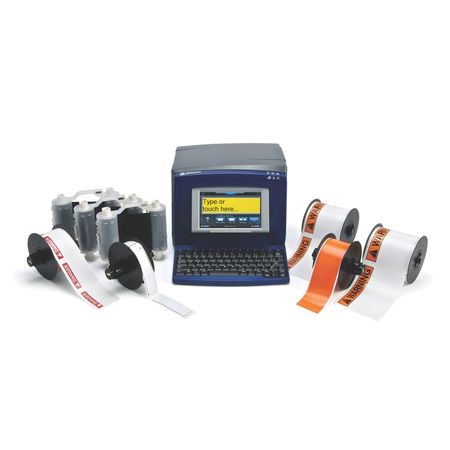 Brady Desktop Label Printer Kit, S3100 Series, Single Color Capability S3100W-PIPE-KIT