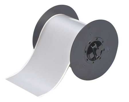 BRADY Tape, Metallic Silver, Labels/Roll: Continuous B30C-4000-565-SL