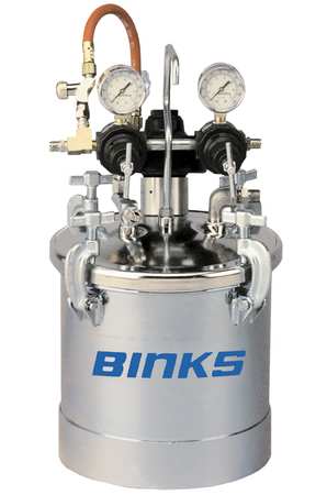 Binks Pressure Tank, 2.8 Gal 83C-221