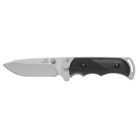 Gerber Folding Knife, Fine, Drop Point, 3-39/64 In 31-000591
