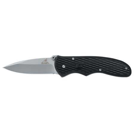 Gerber Folding Knife, Fine, Drop Point, 3 In. L 22-07162