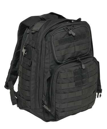 5.11 Rush 24 Backpack, Black, Durable 1050D Nylon with Water Repellent Coating 58601