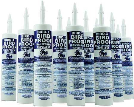Bird-X Bird Repellent, 10.5 oz. Weight, PK12 BP-CART