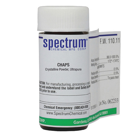 SPECTRUM CHAPS, Crystalline Powder, Ultrapure, 1g C3161-1GM