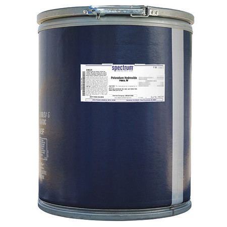 SPECTRUM K Hydroxide, Pellets, NF, 50kg PO180-50KGBL