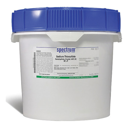 SPECTRUM Sodm ThioSlft, Pntahydrt, Crstl, USP, 12kg SO210-12KG