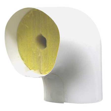 ZORO SELECT 1-1/2" Fiberglass Elbow Pipe Fitting Insulation, 2" Wall ELL325