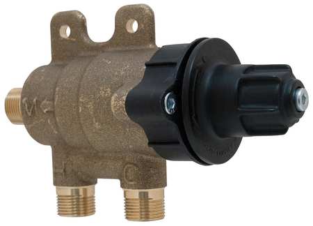 CHICAGO FAUCET Tempering Valve, 3/8 In Compression, Brass 131-ABNF