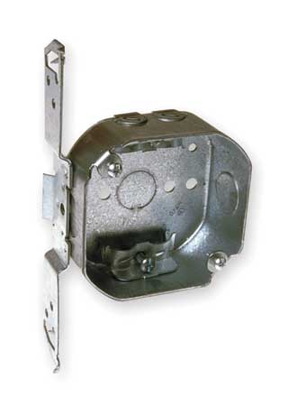 RACO Electrical Box, 15.5 cu in, Ceiling/Wall Box, 2 Gang, Steel, Octagon 164