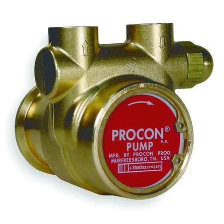 PROCON Pump, Rotary Vane, Brass 102A100F11PA 250