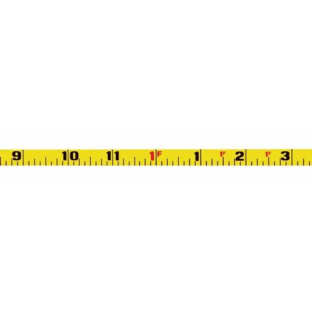 Keson 100 ft Tape Measure, 3/8 in Blade ST18100Y