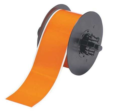 BRADY Tape, Orange, Labels/Roll: Continuous B30C-2250-584-OR