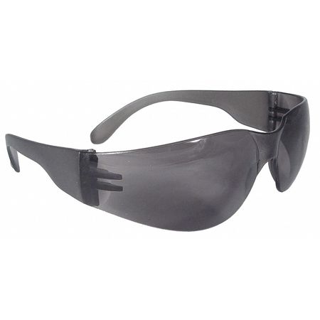 Radians Safety Glasses, Gray Uncoated MR0120ID
