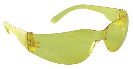 Radians Safety Glasses, Amber Scratch-Resistant MR0140ID