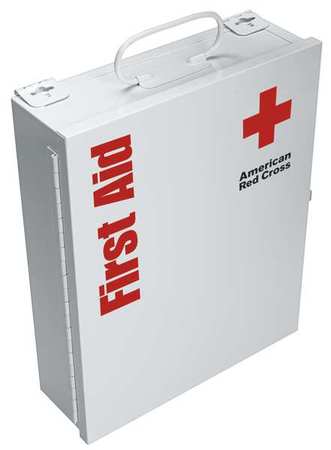 First Aid Only First Aid Kit, Metal, 25 Person 1350-RC-0103