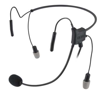 OTTO Headset, Behind the Head, In Ear, Black V4-HN2KA5