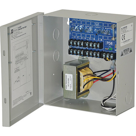 ALTRONIX Power Supply, Outputs 8, Amps 6 AL168CB