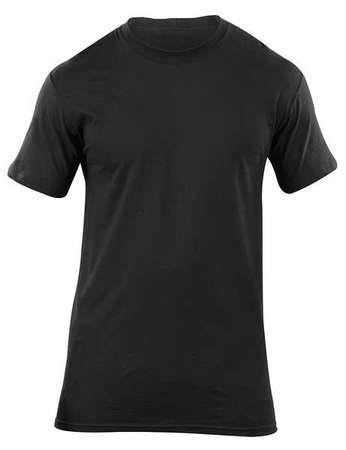 5.11 Utili-T Crew Neck Shirt, Black, L, PK3 40016