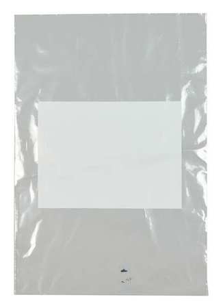 ZORO SELECT 18" x 12" Open Poly Bags, 2 mil, Clear 6XZT7
