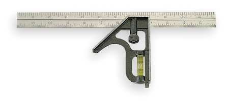 Johnson Level & Tool Combination Square, 12 In, Zinc Head 400