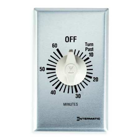 Intermatic Timer, Spring Wound, 0 to 60 min. FF60M