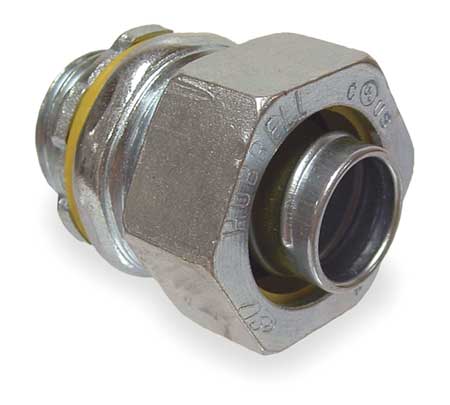 RACO Noninsulated Connector, 3 In., Straight 3412