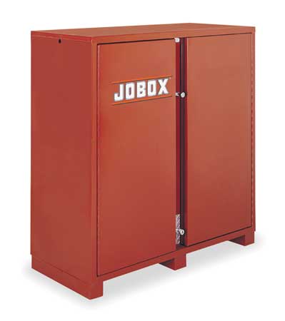 CRESCENT JOBOX Jobsite Cabinet, Brown, 72 in W x 24 in D x 60-3/4 in H 1-693990
