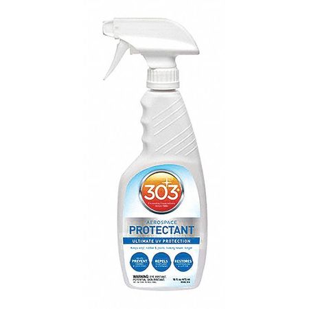 303 PRODUCTS 16 Oz. Aerospace Protectant Plastic Bottle, White Milky, 303 Aerospace 30308