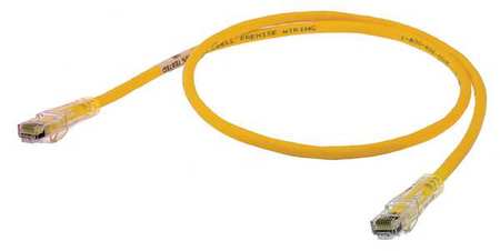 HUBBELL PREMISE WIRING Ethernet Cable, Cat 6, Yellow, 10 ft. HC6Y10