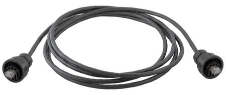 HUBBELL PREMISE WIRING Ethernet Cable, Cat 6, Black, 15 ft. HI615EE