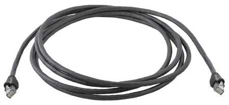 HUBBELL PREMISE WIRING Ethernet Cable, Cat 6, Black, 15 ft. HI615AA