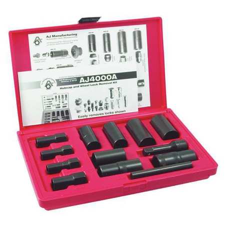 Ken-Tool Deluxe Wheel Lock Removal Kit, 13PC 30171
