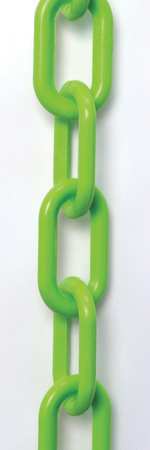 Zoro Select 2" (#8, 51 mm.) x 100 ft. Green Plastic Chain 50014-100