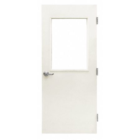 Porta-Fab In-Plant Office Door, 84 in H, 36 in W, Champagne DOOR