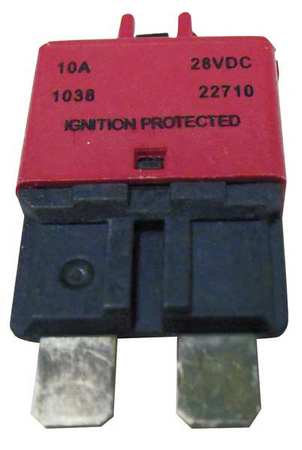 EATON BUSSMANN Automotive Circuit Breaker, CB227, 10A, 28V CB227-10