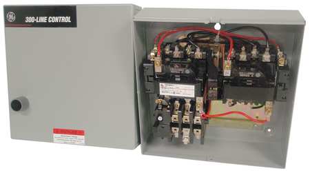 GE Reversing Magnetic Motor Starter, 1 NEMA Rating, 480V AC, 3 Poles CR309B104