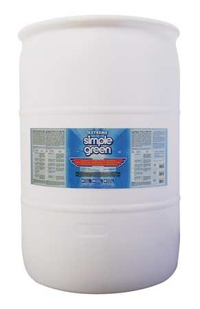 Simple Green Industrial Cleaner And Degreaser, 55 Gal Drum, Liquid, Clear 0100000113455
