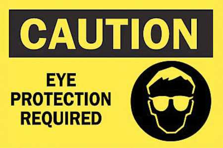 Brady Eye Protection Required 122692