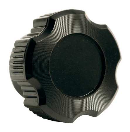 DAVIES Fluted Knob, 3/8-16 Thread Size, 1.55"L, Blind Tap, HR Phenolic 2890-B