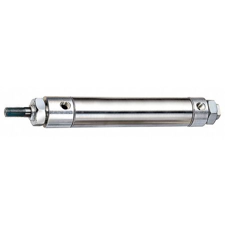 Speedaire Air Cylinder, 2 in Bore, 3 in Stroke, Round Body Single Acting 6CRC0