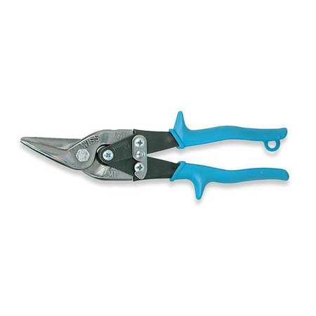 Crescent Wiss Aviation Snip, Right/Straight, 9 3/4 in, High Strength Steel Handle, Molybdenum Steel Jaw M2RS1